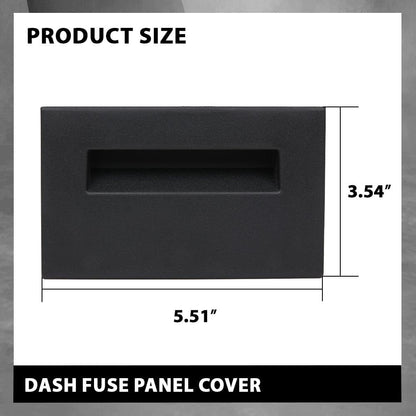 G-PLUS Dash Fuse Panel Cover Compatible with Chevy & GMC Truck 1988-1994/Fit Chevy Blazer GMC Yukon 1992-1994/Fit GMC Yukon Suburban 1992-1994 Black