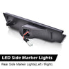 G-PLUS LED Rear Fender Side Marker Light Lamp Pair Smoke Lens Compatible with 2010-2015 Chevy Camaro LS | LT | SS | Z/28 | ZL1 92246253, 92246252