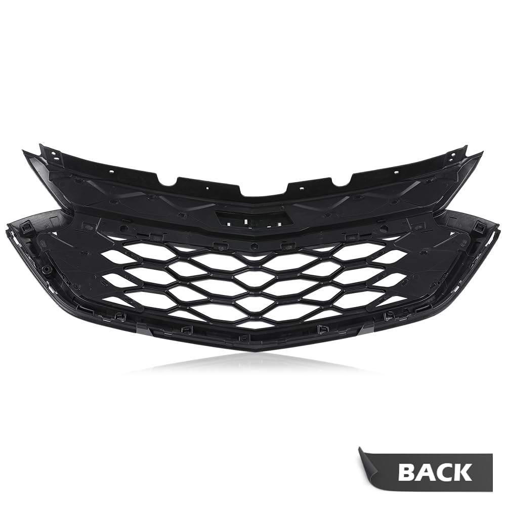 G-PLUS Front Bumper Upper Grill Compatible with 2018-2020 Chevy Equinox Automotive Front Bumper Grille Trim Replacement