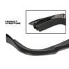 G-PLUS Front Bumper Lip Spoiler Splitter Compatible with 2006-2007 Subaru Impreza WRX STI All Models CS2 Style PP Black Unpainted Front Bumper Lip Dam Chin Splitter Protector
