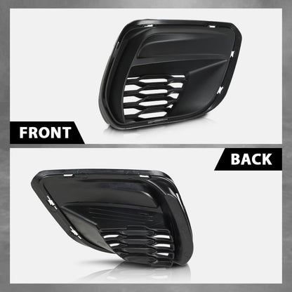 G-PLUS Front Passenger Right Side Fog Light Cover Compatible with Dodge Charger 2020-2023
