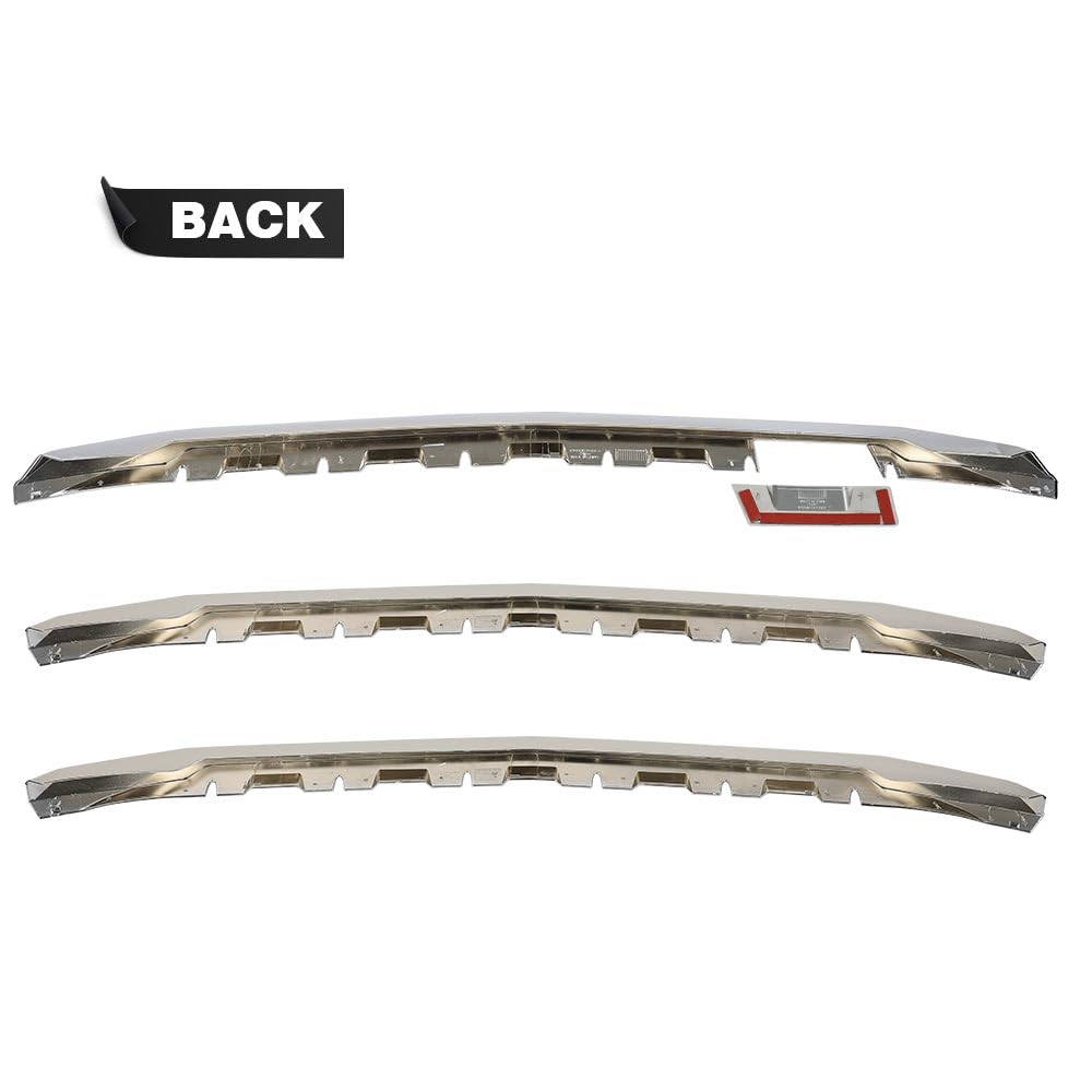 G-PLUS Chrome Snap On Grille Inserts Overlay Grill Cover Compatible with 2016-2018 Chevy Silverado 1500 LT Z71 Only/Fit 2019 1500 LD Old Body(WT, LT, Custom) 3961039403