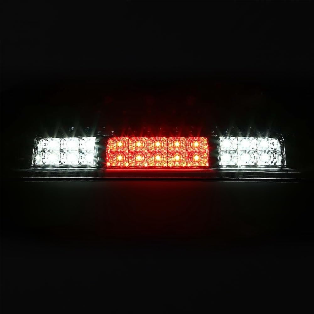 G-PLUS LED Third Brake Light Compatible with Ford F150 Lobo 2004-2008, Fit Ford Explorer Sport Trac 2007-2010 3rd High Mount Stop Lamp, Smoky Lens Black Housing, FO2890103 7L3Z13A613B