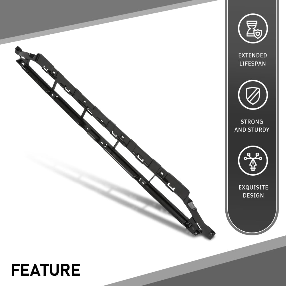 G-PLUS Front Bumper Cover Grille Insert, Compatible with Audi Q7 2016-2019, AU1036118, 4M0807647B4W3