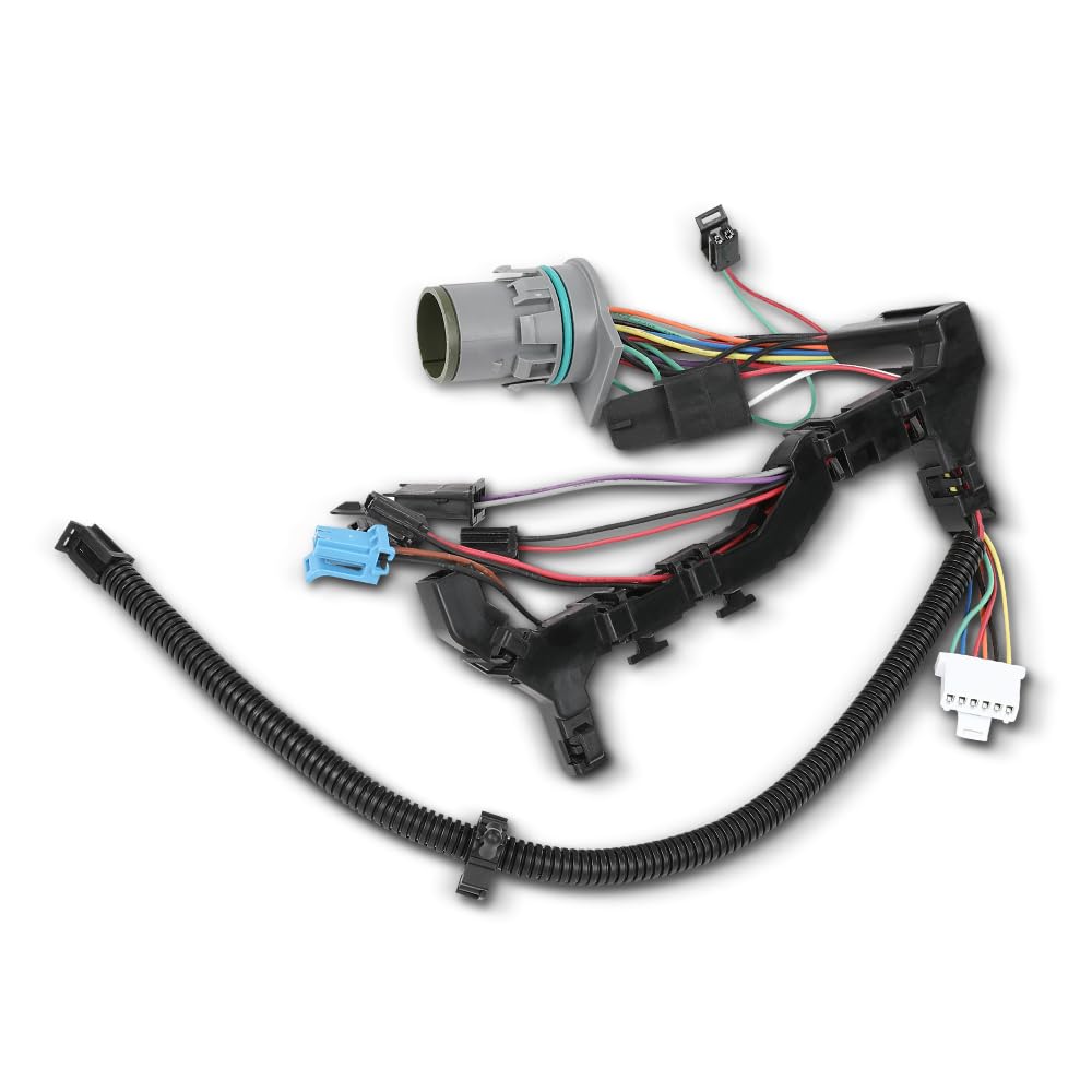 G-PLUS Wiring Harness Fit 2004-2005 6.6L Duramax LB7-LLY with Allison Transmission Not Fit 6 Solenoid Valve Bodies 29539792, 3500086, 37955A Black