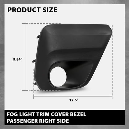 G-PLUS Fog Light Cover Bezel Trim Right Passenger Side Compatible with Subaru Forester 2019-2021 57731SJ040