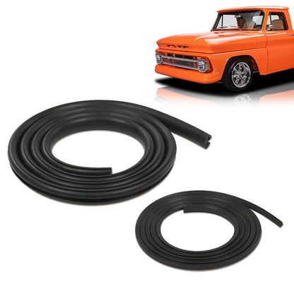 G-PLUS Rear Glass Small Back Window Weatherstrip Seal Compatible with Chevy GMC Pickup 1942-1966