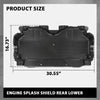 G-PLUS Engine Splash Shield Rear Lower Compatible with Benz C300 2015-2022,Fit Benz C63 AMG 2015-2021 2055240230, MB1228186