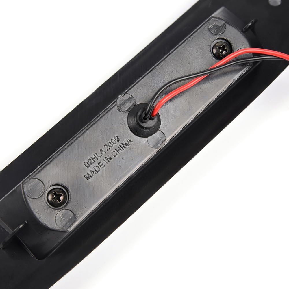 G-PLUS LED Third 3rd Brake Light High Mount Stop Light Fit For Toyota Tacoma 1995-2015, Rear Cab Center Mount Tail Light Clear Lens Chrome Housing 81570-04030