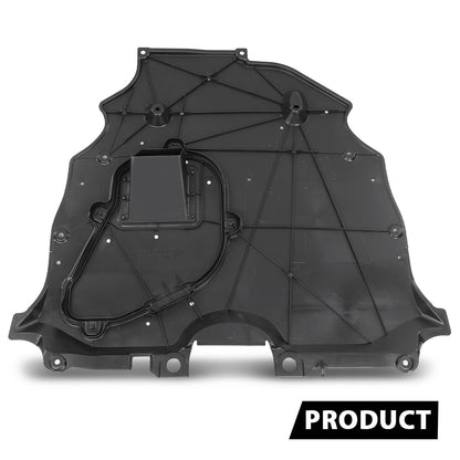 G-PLUS Front Center Undercar Shield Engine Splash Shield Compatible with Toyota RAV4 2019-2024 5110042010, TO1228295, 51100-42010, 51100 42010 Black
