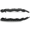 G-PLUS Front Bumper Cover Support Brackets Compatible with Toyota Sienna 2011-2020 5211508020, 5211608010, TO1043116, TO1042116 Left+Right Side Black Primed