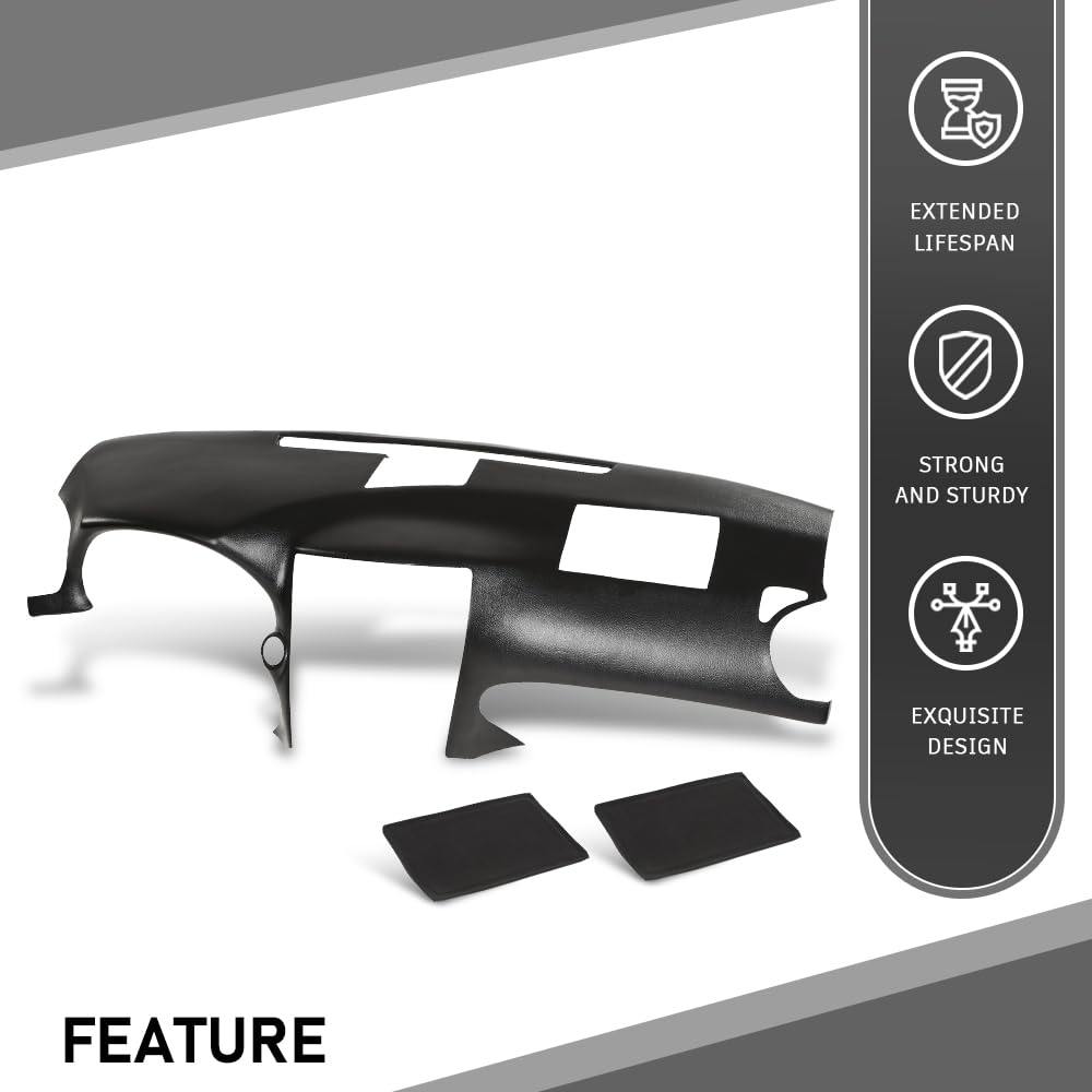 G-PLUS TPE Dash Dashboard Cover, Compatible with LX IS250 IS350 C 2010-2013, Fit LX IS250 IS350 Base 2006-2013 Black
