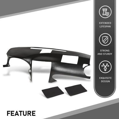 G-PLUS TPE Dash Dashboard Cover, Compatible with LX IS250 IS350 C 2010-2013, Fit LX IS250 IS350 Base 2006-2013 Black