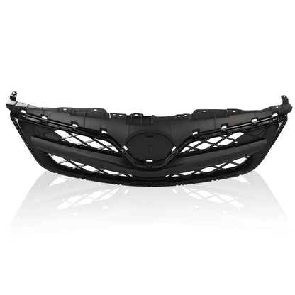 G-PLUS Front Grille Compatible with Toyota Corolla 2011-2013 Black Plastic Grill 5310002410C0, TO1200340