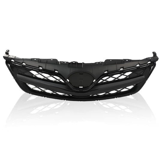 G-PLUS Front Grille Compatible with Toyota Corolla 2011-2013 Black Plastic Grill 5310002410C0, TO1200340