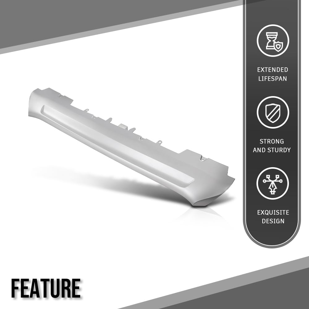 G-PLUS Front Lower Bumper Cover Shield Valance Compatible with Volvo XC90 2016-2019 313533838, VO1087100 Silver
