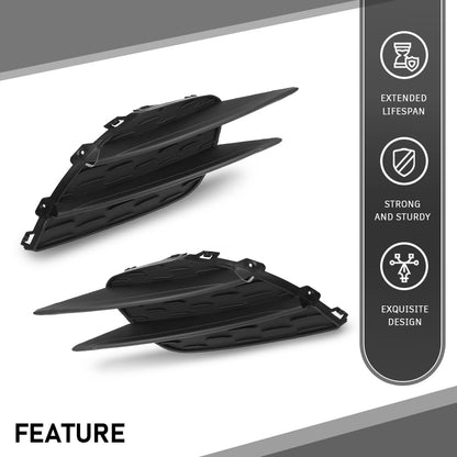 G-PLUS Pair Front Bumper Outer Grille Fog Light Cover, Compatible with Benz A220 2019-2022, LH Driver & RH Passenger Side 2PCS, 1778858300, 1778858400
