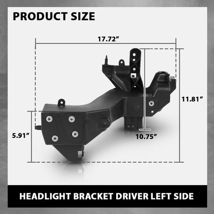 G-PLUS Headlight Headlamp Bracket Driver Side Compatible with Jeep Grand Cherokee 2011-2013 5156135AA, CH2508106