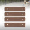 G-PLUS Composite Decking Boards End Cap 5.5”Fit TREX Composite Decking Boards End Cap 5.5" 4 pcs in One Package Plastic Brown