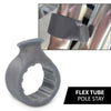 G-PLUS Top Round Pole Plastic Rod Holder Fit for Tracker / Tahoe Boats Years 2013 and Up Hardware 1-1/16" Flex Tube Pole Stay