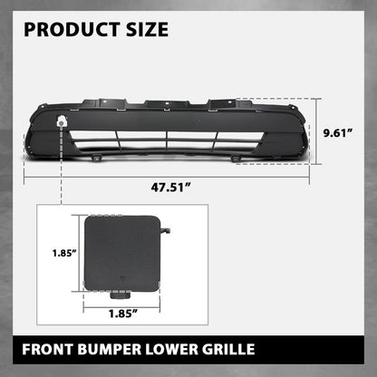 G-PLUS Front Bumper Lower Grille Grill, Compatible with Kia Optima L LX EX 2016 2017 2018, 86560C5000