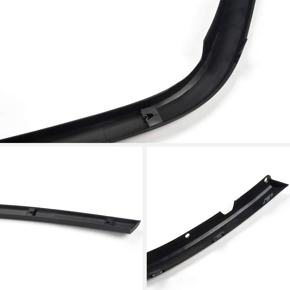 G-PLUS Front Driver & Passenger Side Fender Flares Compatible With Jeep Grand Cherokee 2011-2016 Wheel Opening Molding Trim Black