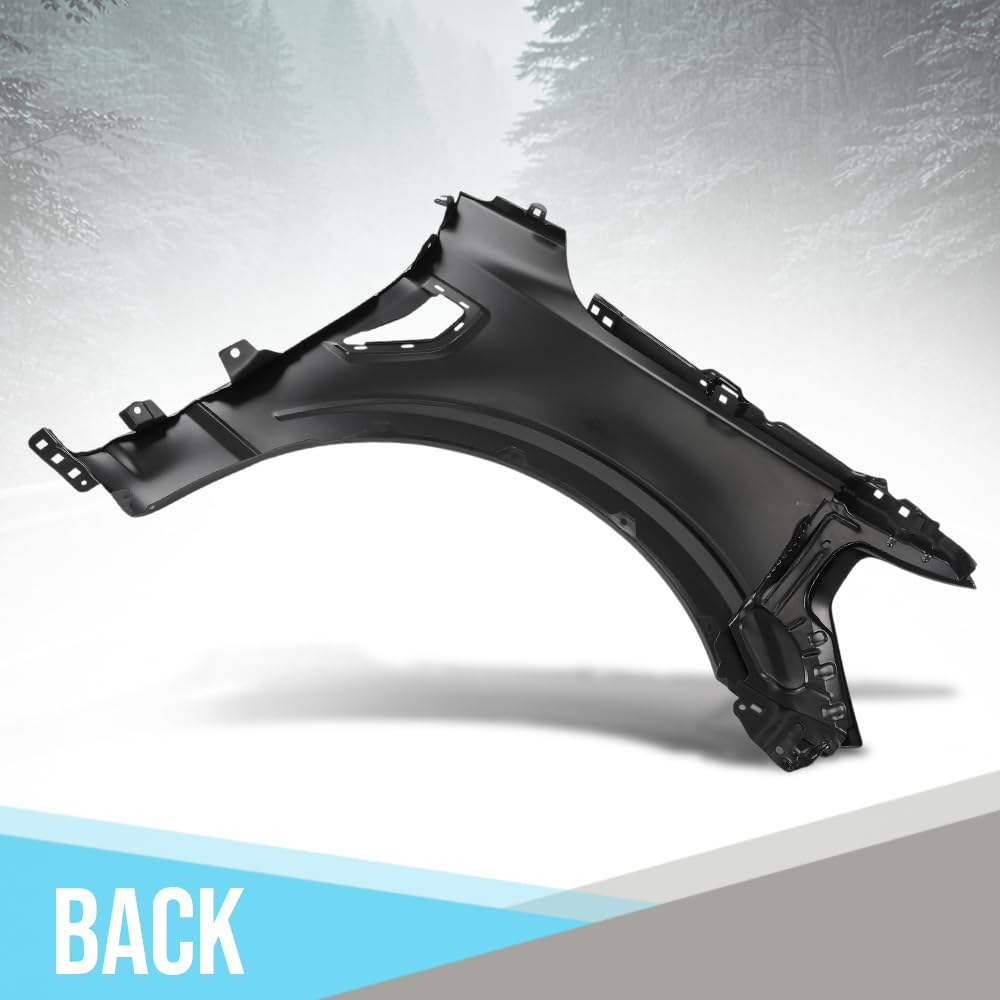 G-PLUS Front Left Driver Side Fender Compatible with Ford F150 2021-2023 FO1240337, ML3Z16006A-PFM Black