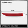 G-PLUS Rear Right Bumper Reflector, Compatible with BMW X1 sDrive28i, xDrive28i 2.0L L4 - Gas 2017-2019/ X1 xDrive28i 2.0L L4 - Gas 2016, Passenger Side, 61617355548