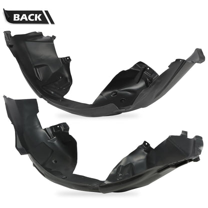 G-PLUS Fender Liner Front Driver & Passenger Side Compatible with Ford Mustang 2015-2017 FO1249165 FO1248165 FR3Z16102A FR3Z16103A