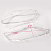 G-PLUS Clear Lens Headlight Headlamp Lense Cover, Compatible With BMW F01 F02 7 Series 740i 740Li 750i 750Li 760i 760Li 2009-2015, Replacement Left Right Side 1 Pair