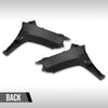 G-PLUS Front Fender Driver and Passenger Side Compatible with Jeep Compass 2017 2018 2019 2020 2021 2022 2023 2024 CH1240288, CH1241288 Black