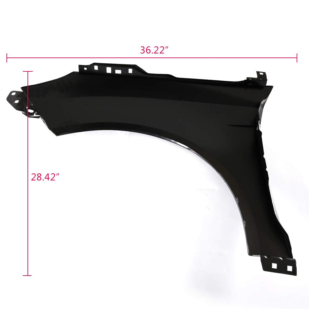 Front Right Passenger Side Fender Quarter Panel Replacement For Ford Focus 2012-2018 Steel Primed BM5Z16005A FO1241287