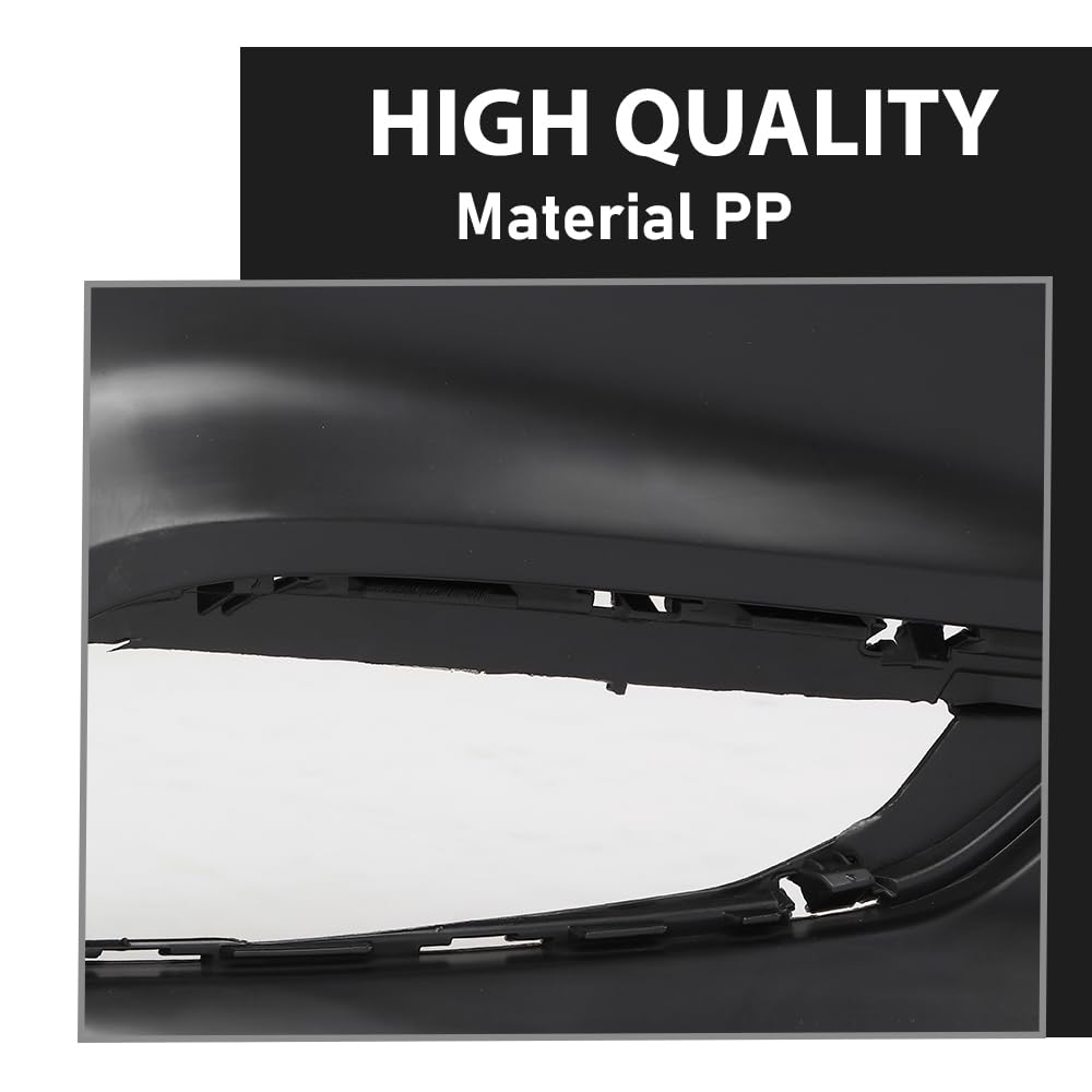 G-PLUS Front Bumper Cover Compatible with Buick Encore 2017 2018 2019 2020 2021 w/o Sensor Hole, GM1014128, Primed Black