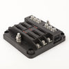 G-PLUS 6 Way Fuse Block Blade Fuse Box with LED Indicator for 12V 24V Car Marine 6 Circuit Fuse Holder Fuse Block 12V/24V 6 Way Car Auto Blade Fuse Board Box