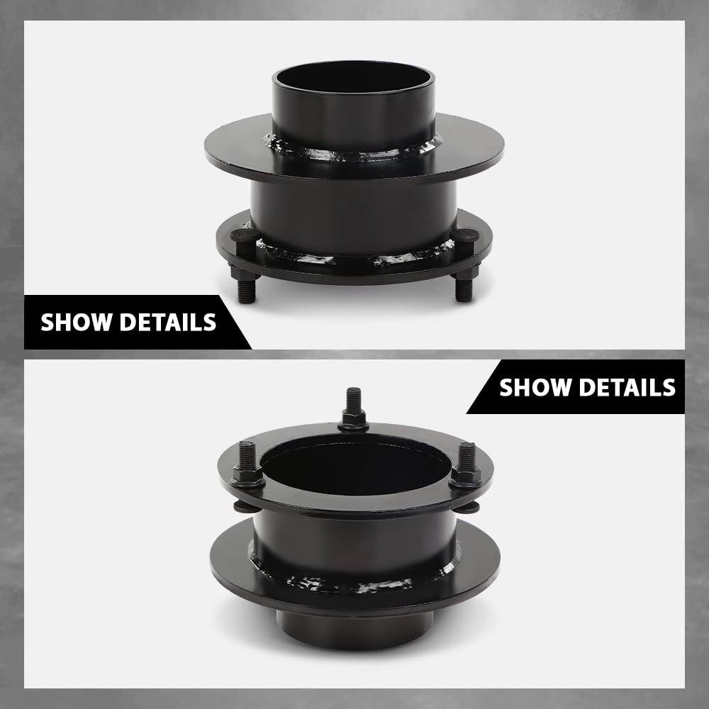 G-PLUS 2.5" Lift Front Steel Leveling Kit Compatible with Dodge Ram 1500 1994-2001,Fit Dodge Ram 2500 1994-2013, Fit Dodge Ram 3500 1994-2012 (4WD Only)