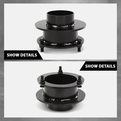 G-PLUS 2.5" Lift Front Steel Leveling Kit Compatible with Dodge Ram 1500 1994-2001,Fit Dodge Ram 2500 1994-2013, Fit Dodge Ram 3500 1994-2012 (4WD Only)