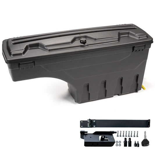 G-PLUS Compatible With Dodge Ram 1500 2500 3500 2002-2018 Lockable Storage Box Case Truck Bed Toolbox Rear Right Passenger Side