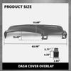 G-PLUS Upper Dash Dashboard Cover Dark Gray