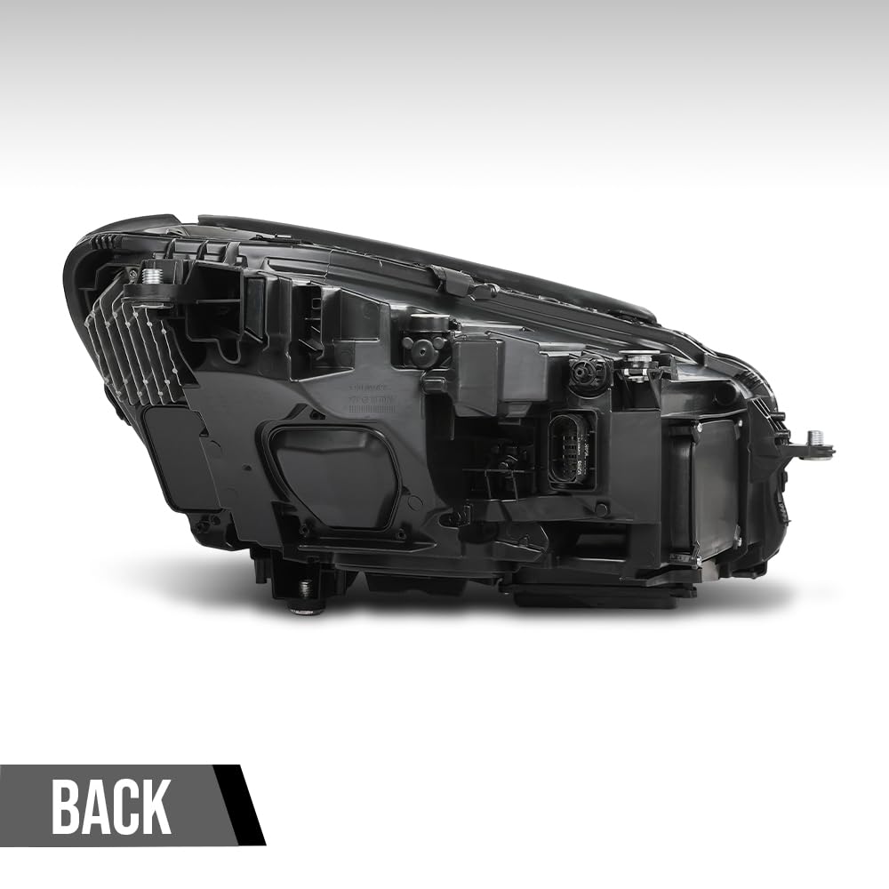 G-PLUS LED Headlight Left Driver Compatible with Benz S560 S450 S63 2018 2019 2020 A2229062105, A222 906 2105 Black