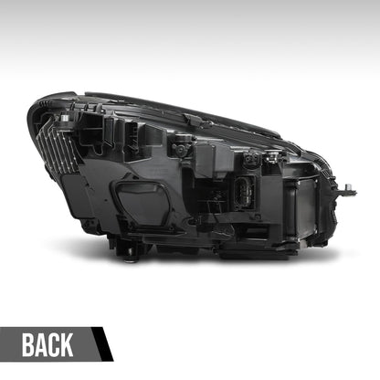 G-PLUS LED Headlight Left Driver Compatible with Benz S560 S450 S63 2018 2019 2020 A2229062105, A222 906 2105 Black