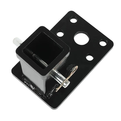 G-PLUS 2" Feet Steel Receiver Hitch with Hitch Pin Compatible with Hmmwv Humvee Military Black Powder Coated