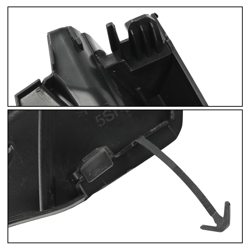G-PLUS Front Bumper Left Tow Hook Eye Cap Cover Compatible with Toyota Corolla SE/XSE 2020-2021 53128-12070