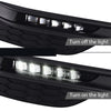G-PLUS Front Bumper Fog Lights Lamps with Bezels Switch and Wiring Kit Compatible with Honda Accord 4-Door Sedan 2016 2017 Clear Lens