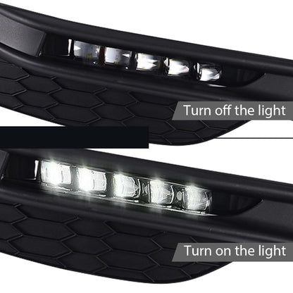 G-PLUS Front Bumper Fog Lights Lamps with Bezels Switch and Wiring Kit Compatible with Honda Accord 4-Door Sedan 2016 2017 Clear Lens