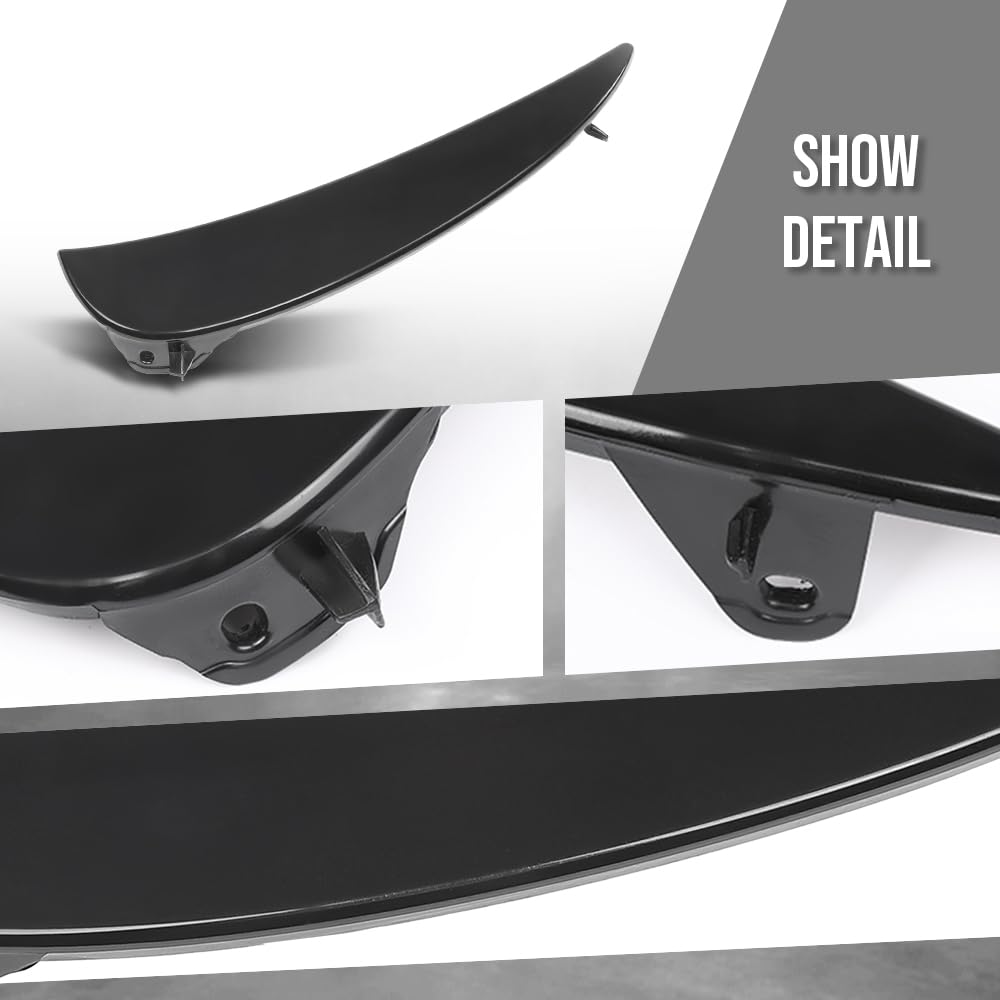 G-PLUS Bumper Face Bar Trim Molding Step Pad Front Driver Left Side Compatible with Benz E350 / E450 4Matic Sedan 2021-2022 2138856306, MB1046183 Black