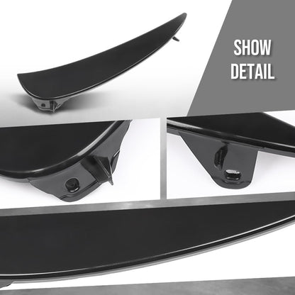 G-PLUS Bumper Face Bar Trim Molding Step Pad Front Driver Left Side Compatible with Benz E350 / E450 4Matic Sedan 2021-2022 2138856306, MB1046183 Black