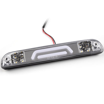 G-PLUS LED Third Brake Light Compatible with Ford F250 F350 F450 F550 Super Duty 1999-2016, 3rd High Mount Stop Lamp, Clear Lens Chrome Housing, YC3Z13A613BA CC3Z13A613B