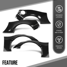G-PLUS Fender Flares 8PCS for Scion FR-S 2013-2016 Toyota 86 2017-2020 Subaru BRZ 2013-2020 Product Image