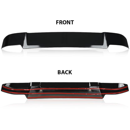 G-PLUS Rear Tail Spoiler Wing Compatible with Defender 90 2-Door / 110 4-Door 2020 2021 2022 Roof Spoiler Glossy Black ABS Plastic