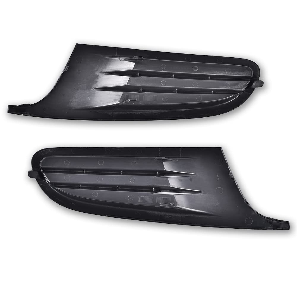 G-PLUS Fog Light Covers Compatible with 2010-2012 Golf Highline/ 2011-2012 Golf Sportline 2010-2014 Golf Base/TDI 5K0853666A9B9 VW1039118 5K0853665A9B9 VW1038118 2pcs Driver & Passenger Side